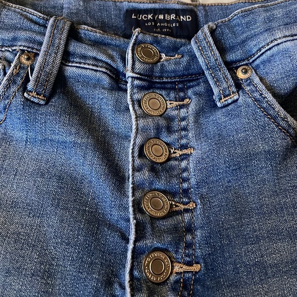 Lucky Brand High Rise Skinny Bridgette 6/28 Button Fly - Picture 2 of 4